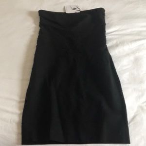 Diane Von Furstenberg Black Strapless Dress